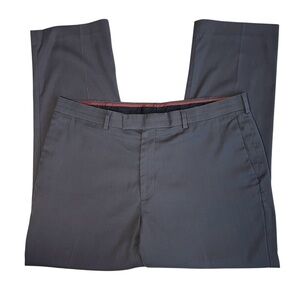 Axist Dress Pants Men 38x30 Easy Care Flat Front Stretch Poly Blend Office Work